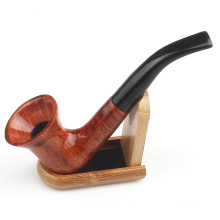 Factory direct creative big trumpet shape sandalwood portable smoking pipe